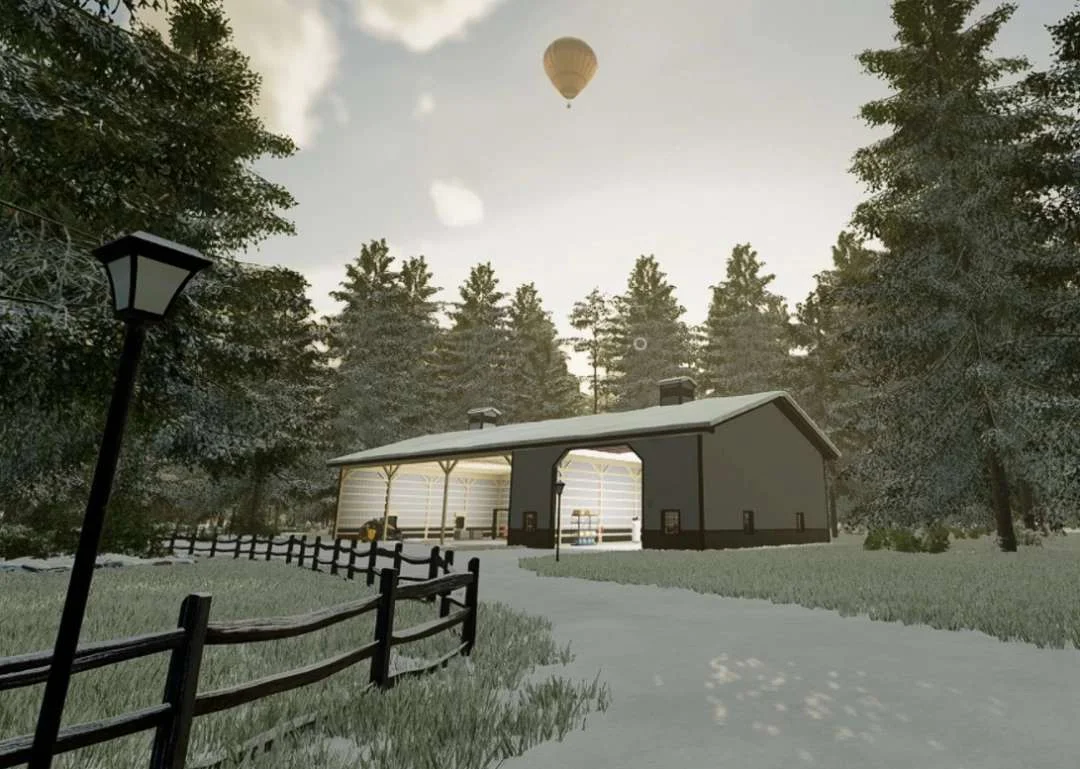 50×100 Garage v1.0 FS22 FS22 Mod Free Download
