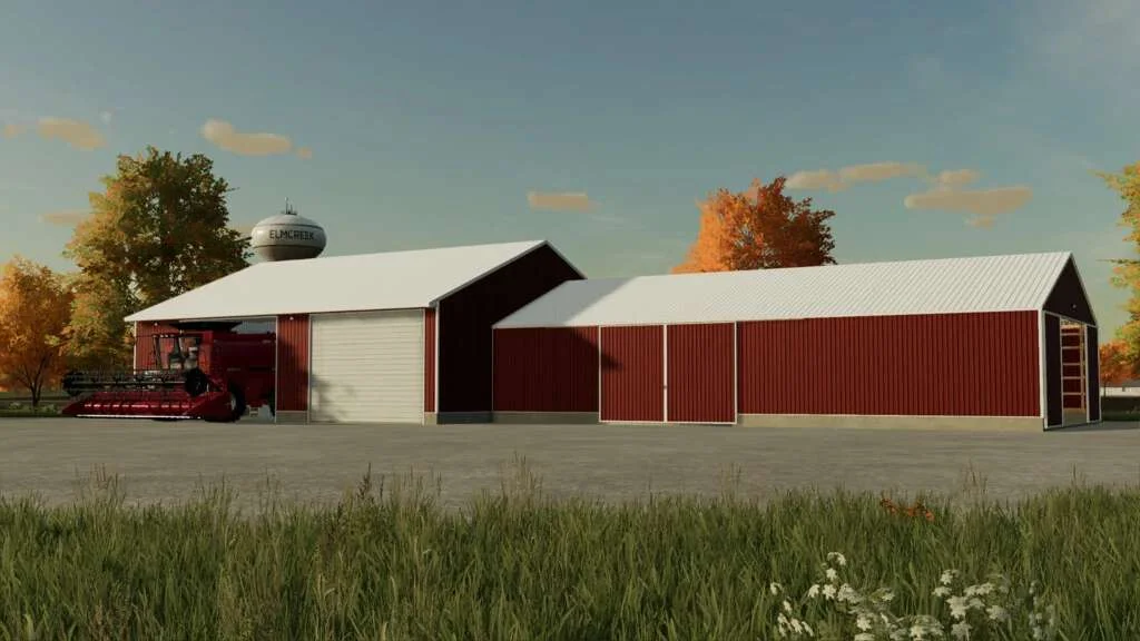 58×50 Shop With Attached 70×38 Cold Storage v1.0 FS22