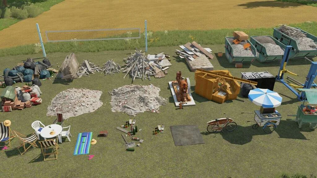 Additional Decoration Package v1.0.0.1 FS22 FS22 Mod Free Download
