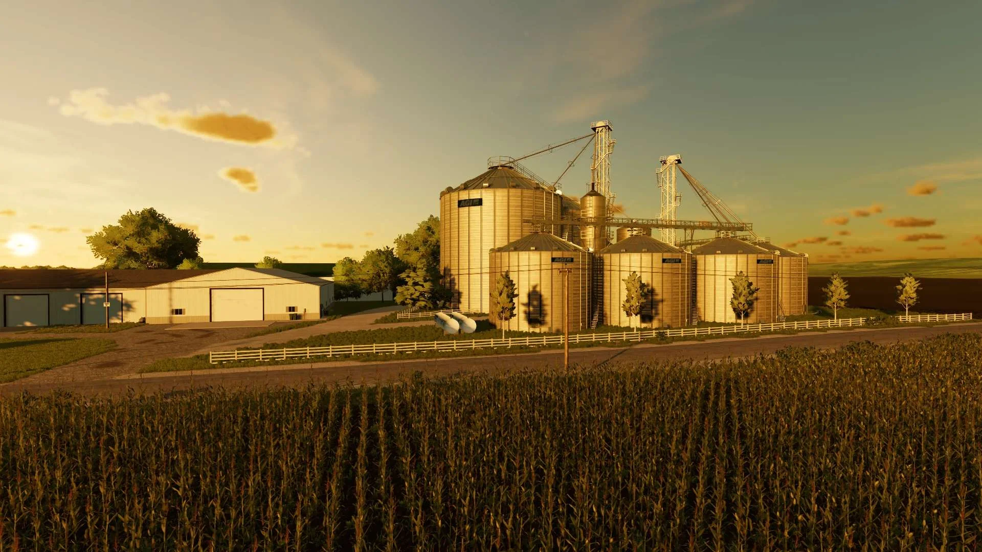 AGI MFS Silo/Dryer Complex UPDATE v1.0 FS22 FS22 Mod Free Download