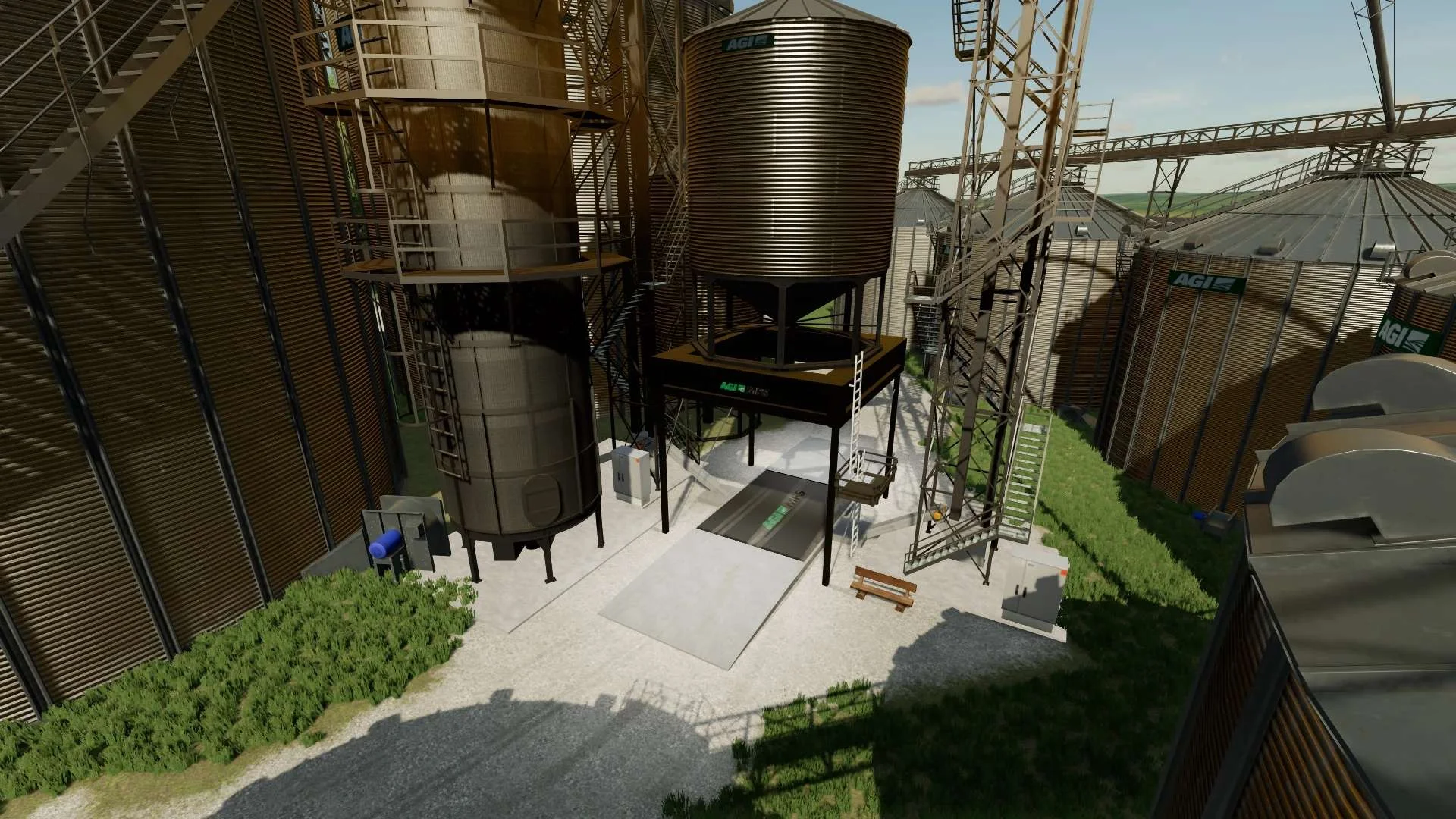 AGI MFS Silo/Dryer Complex v1.0 FS22 FS22 Mod Free Download