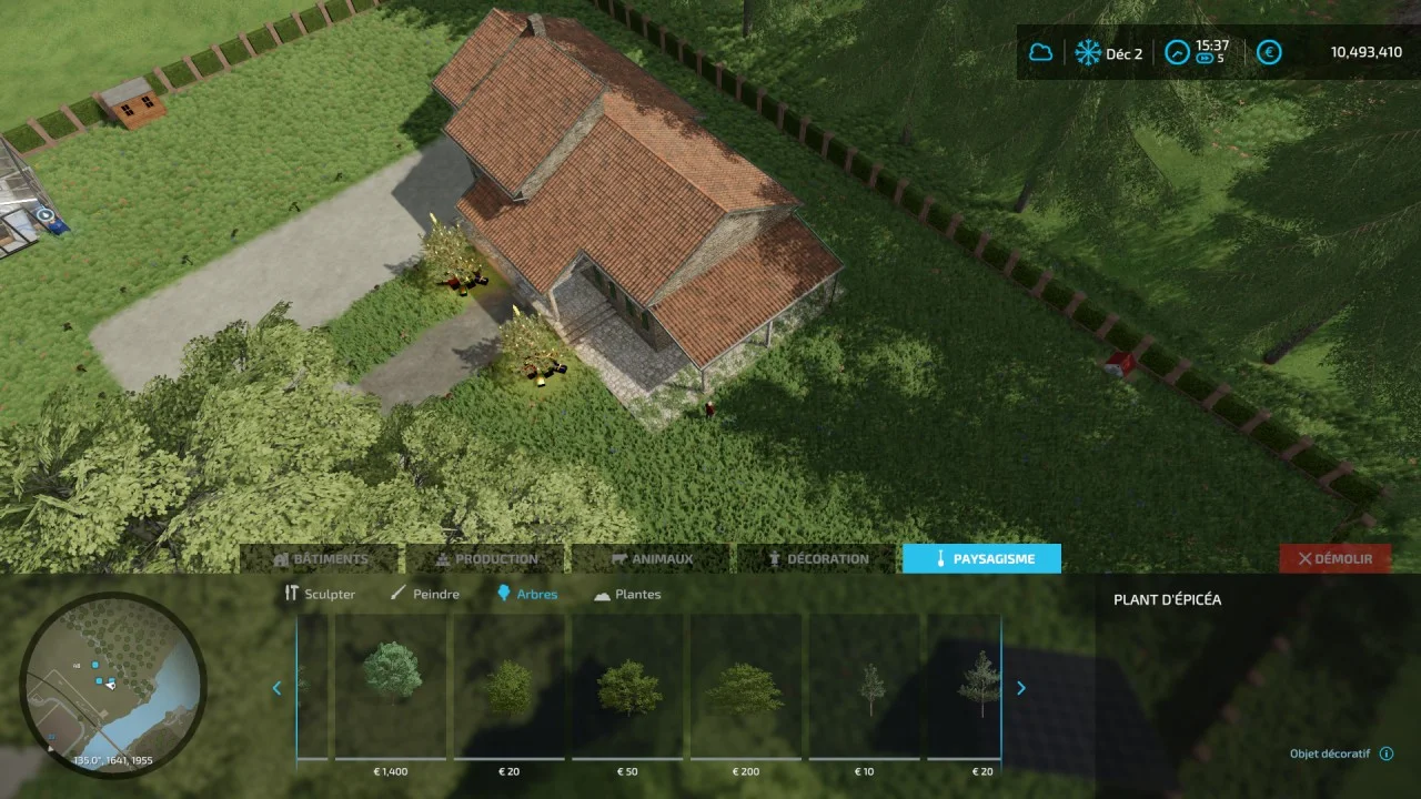 All vanilla trees V1.0 FS22 FS22 Mod Free Download