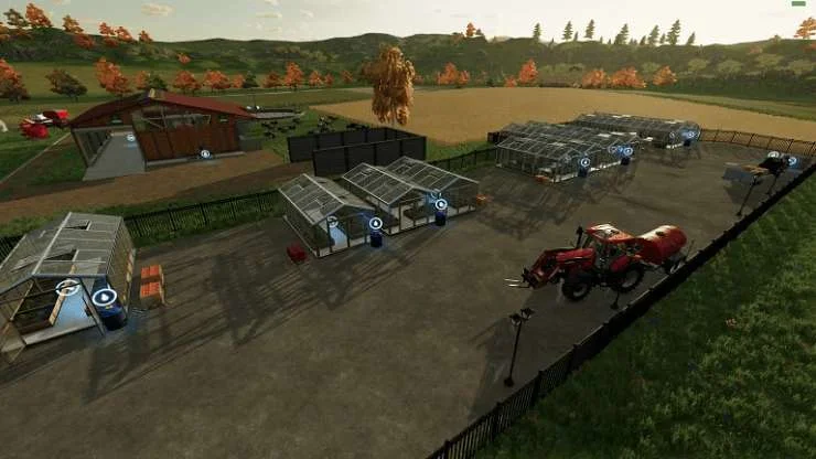 Ambidextrous Aligning Greenhouse Pack v1.0 FS22 FS22 Mod Free Download