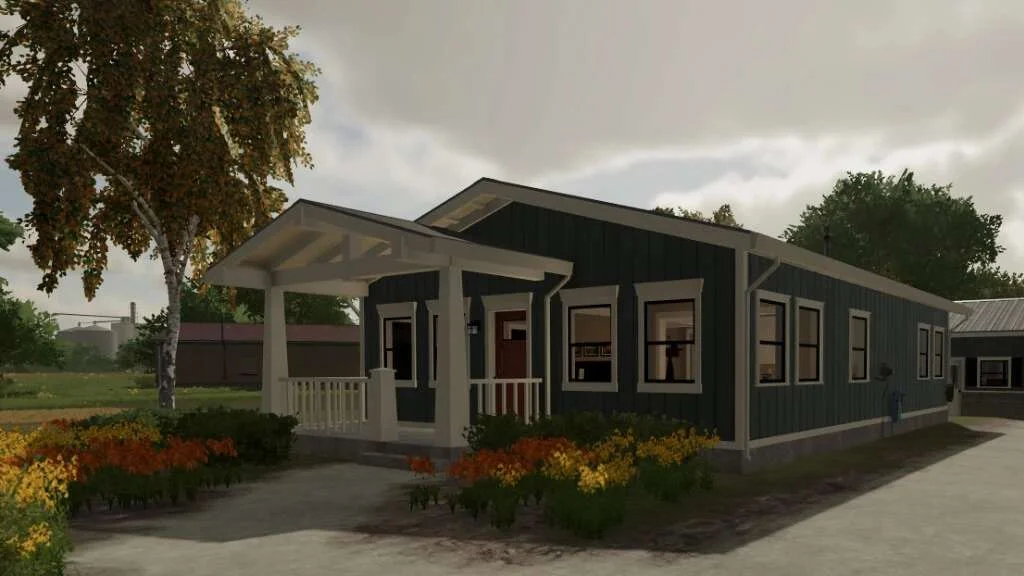 American Farmhouse v1.0 FS22 FS22 Mod Free Download