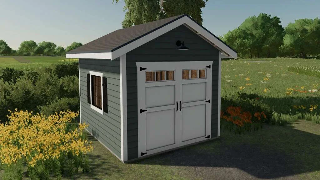 American Garden Shed v1.0 FS22 FS22 Mod Free Download