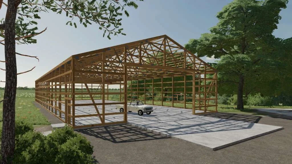 American Pole Barn v1.0 FS22 FS22 Mod Free Download