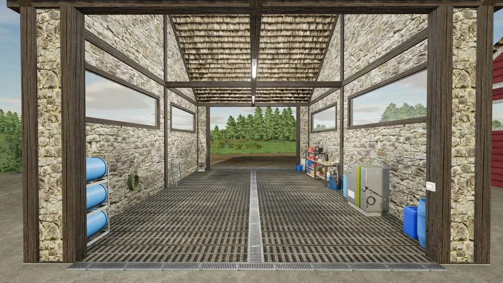 Animated Shed Pack v1.1 FS22 FS22 Mod Free Download
