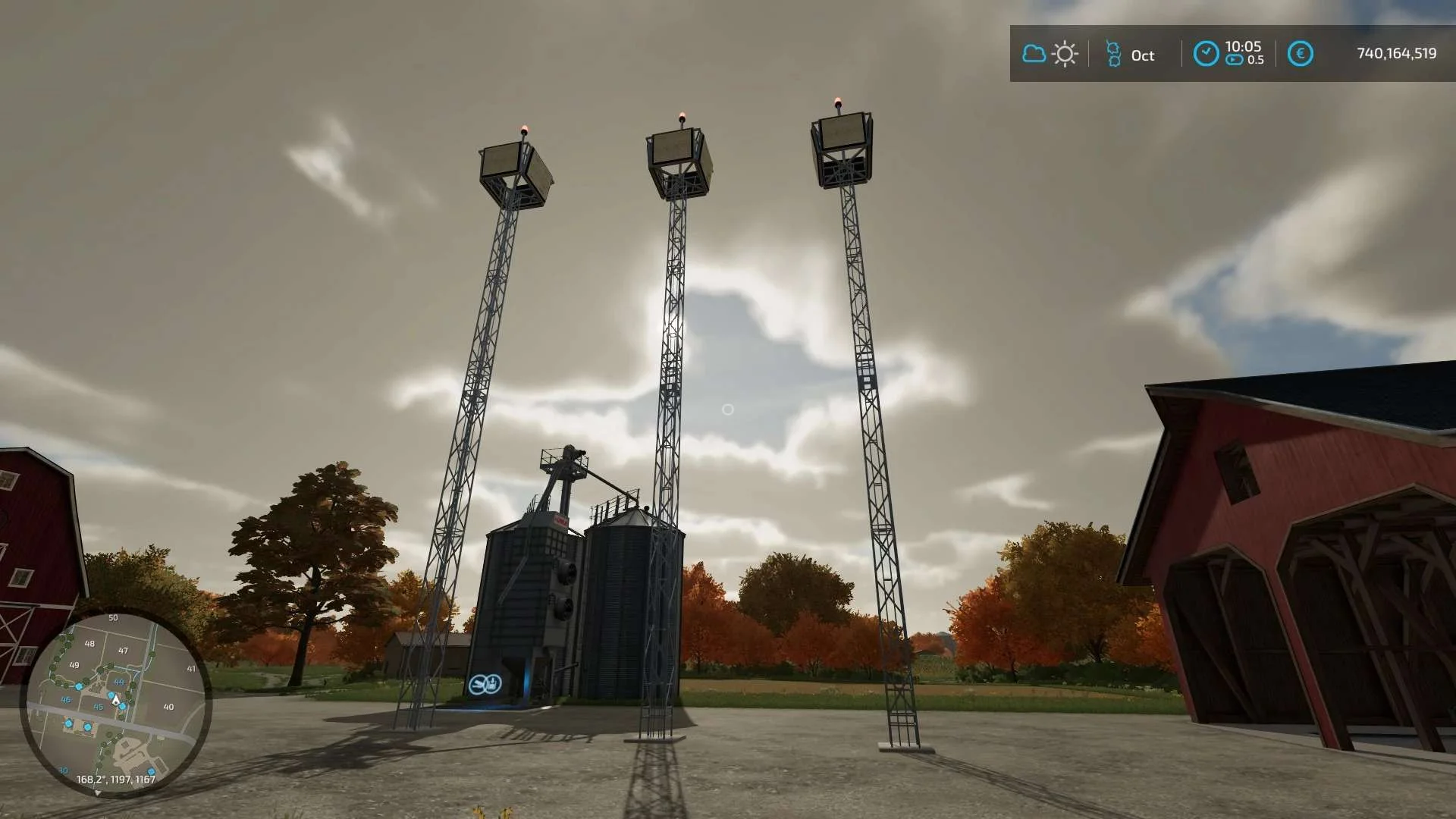 Arthur 360 degree floodlight v1.0 FS22 FS22 Mod Free Download