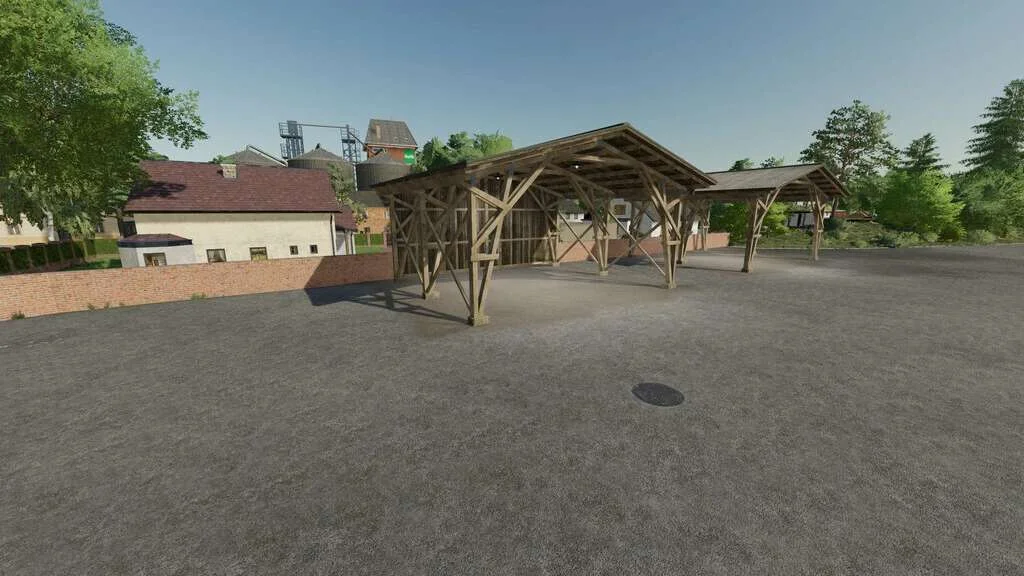 Bale And Vehicle Shelter v1.1 FS22 FS22 Mod Free Download