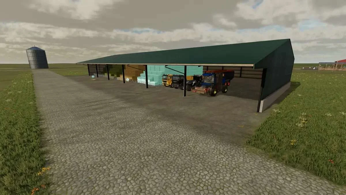 Bale Storage Green v1.0.0.1 FS22 FS22 Mod Free Download