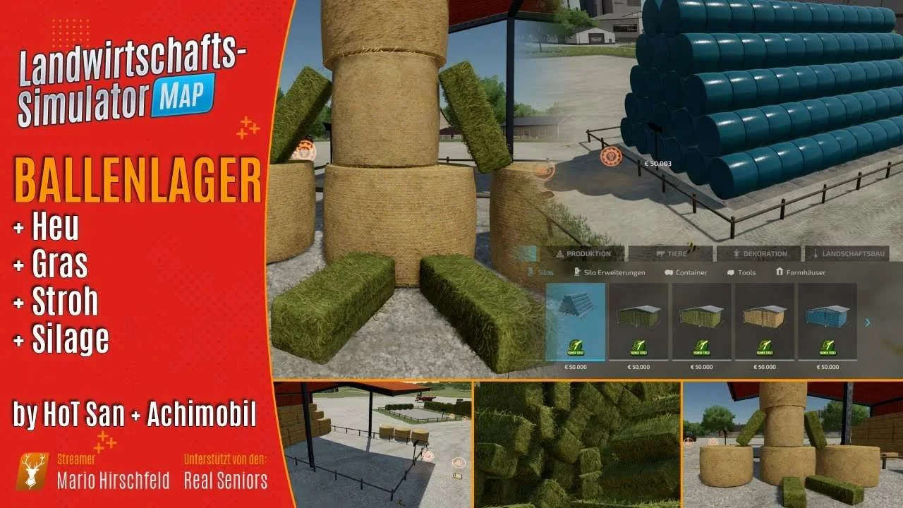 Bale Storages v1.0 FS22 FS22 Mod Free Download