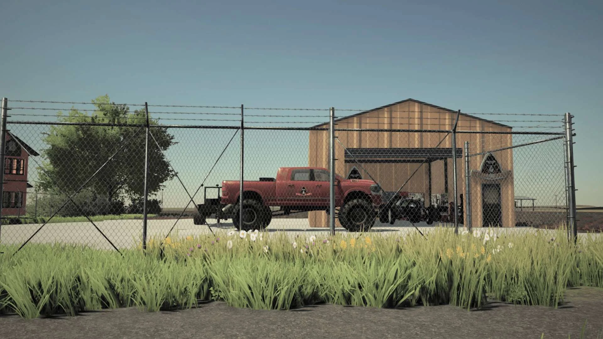 Barb Wire Chain Link Fence + Gates V1.0 FS22