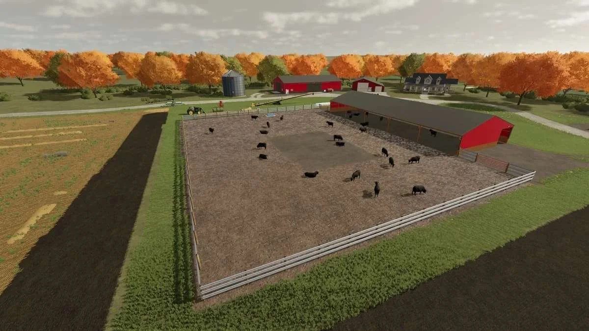 Beef Shed v1.0 FS22 FS22 Mod Free Download