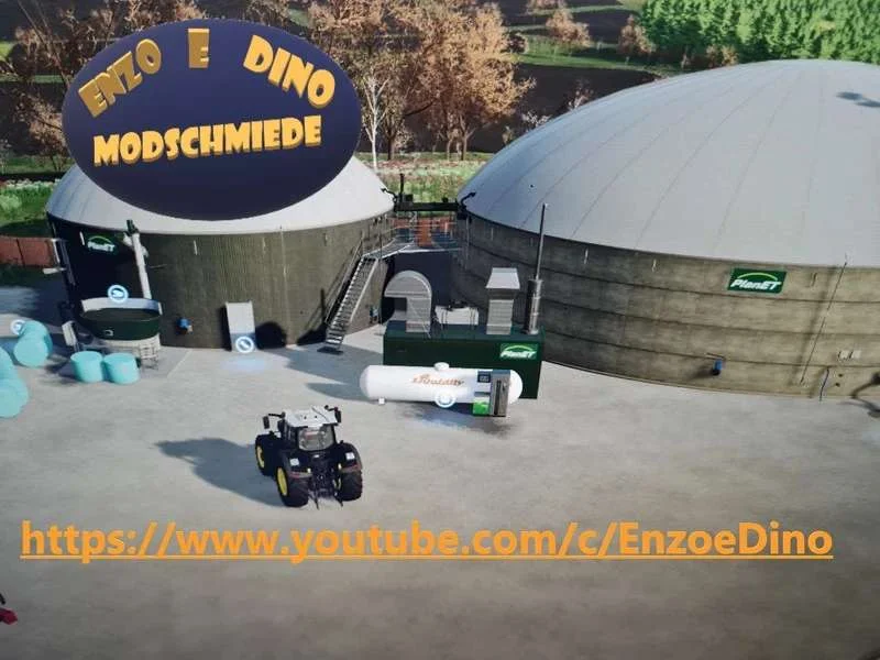 BGA with methane extraction v1.0 FS22 FS22 Mod Free Download