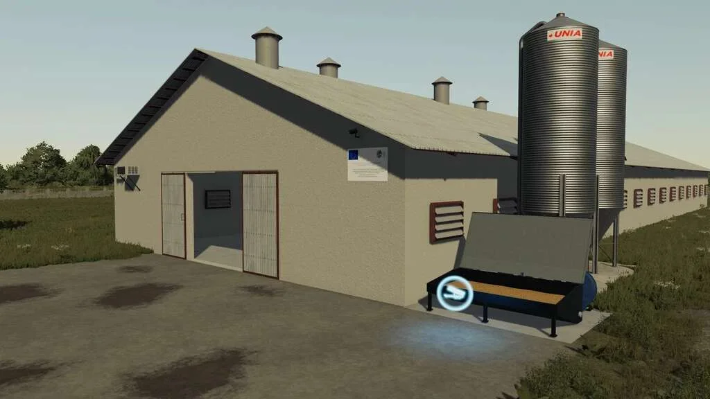 Big Chicken Barn v1.1 FS22 FS22 Mod Free Download