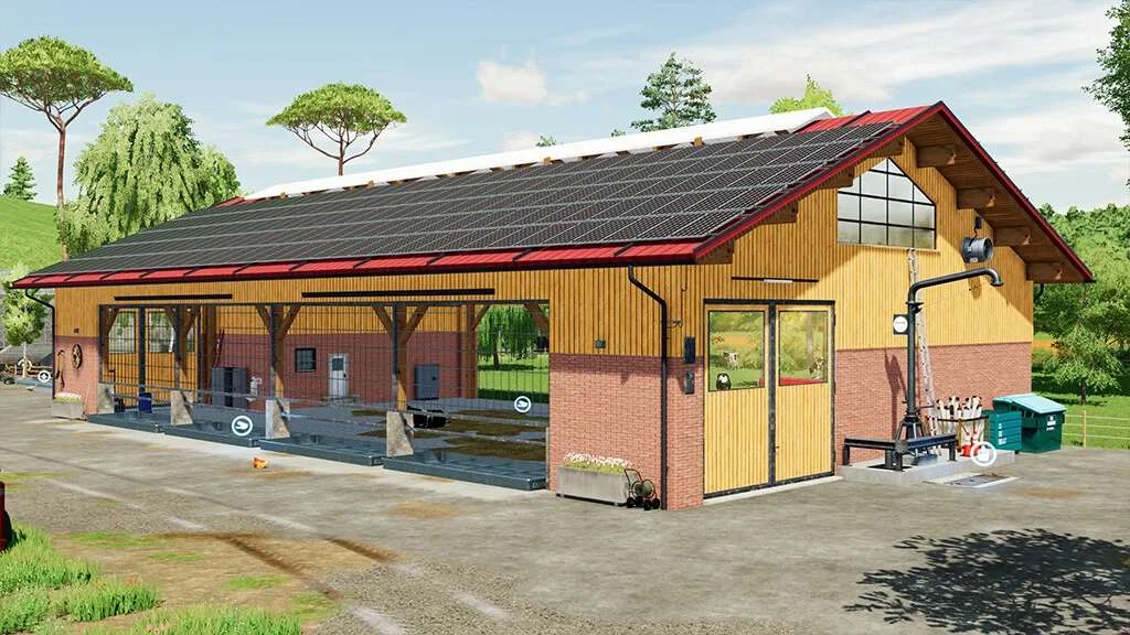 Big Cow Barn v1.0 FS22 FS22 Mod Free Download