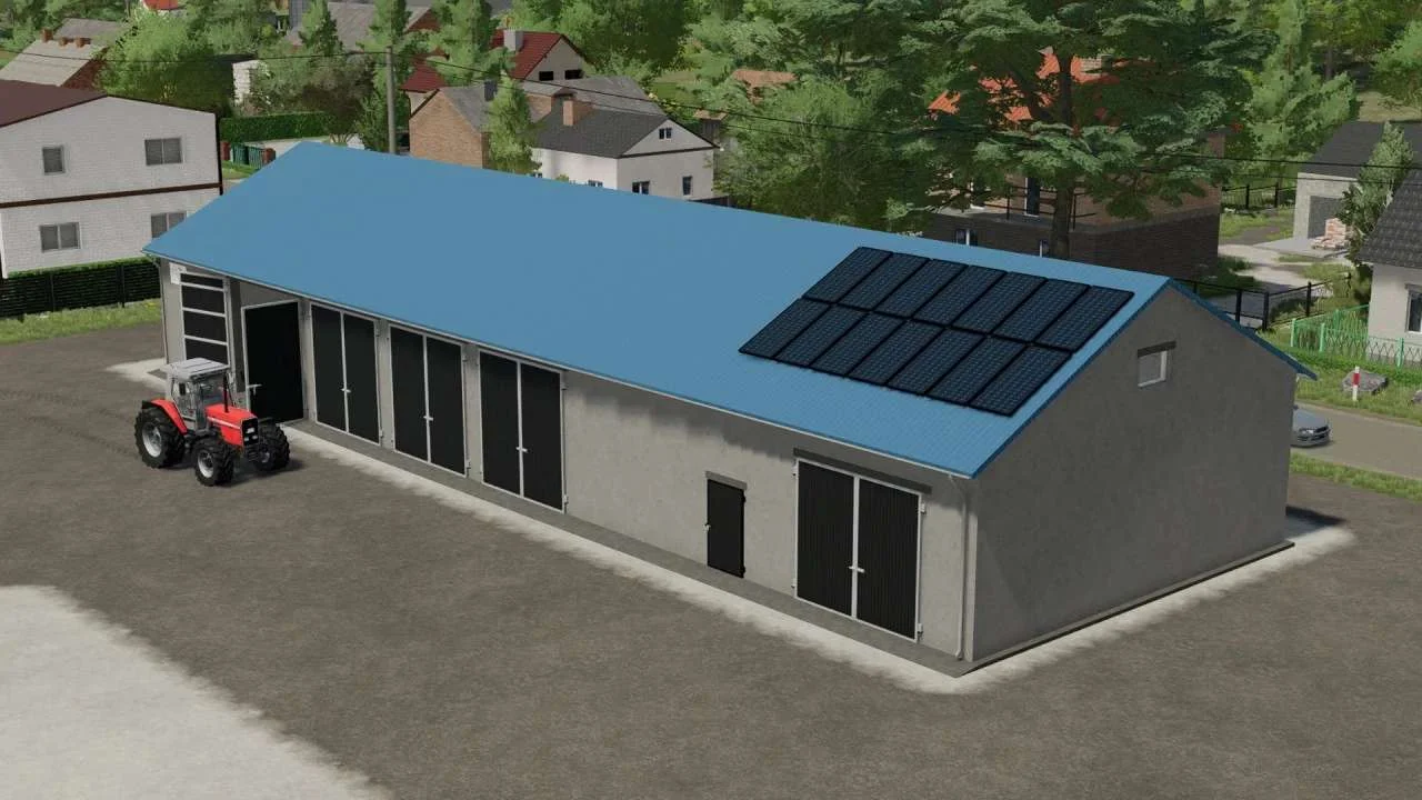 Big Garage 37×12 BETA FS22 FS22 Mod Free Download