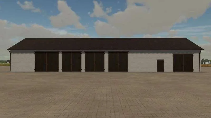 Big Garage 37×12 v1.0 FS22 FS22 Mod Free Download