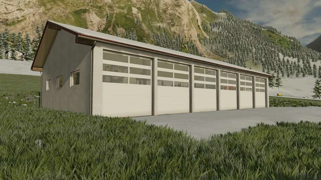 Big Machines Hall v1.0 FS22 FS22 Mod Free Download