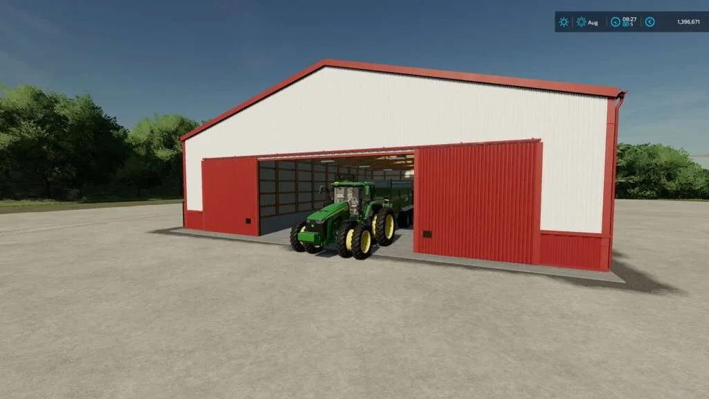 Big Pole Barn v1.0 FS22 FS22 Mod Free Download