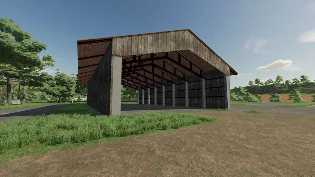 Big Wooden Shed v1.0 FS22 FS22 Mod Free Download