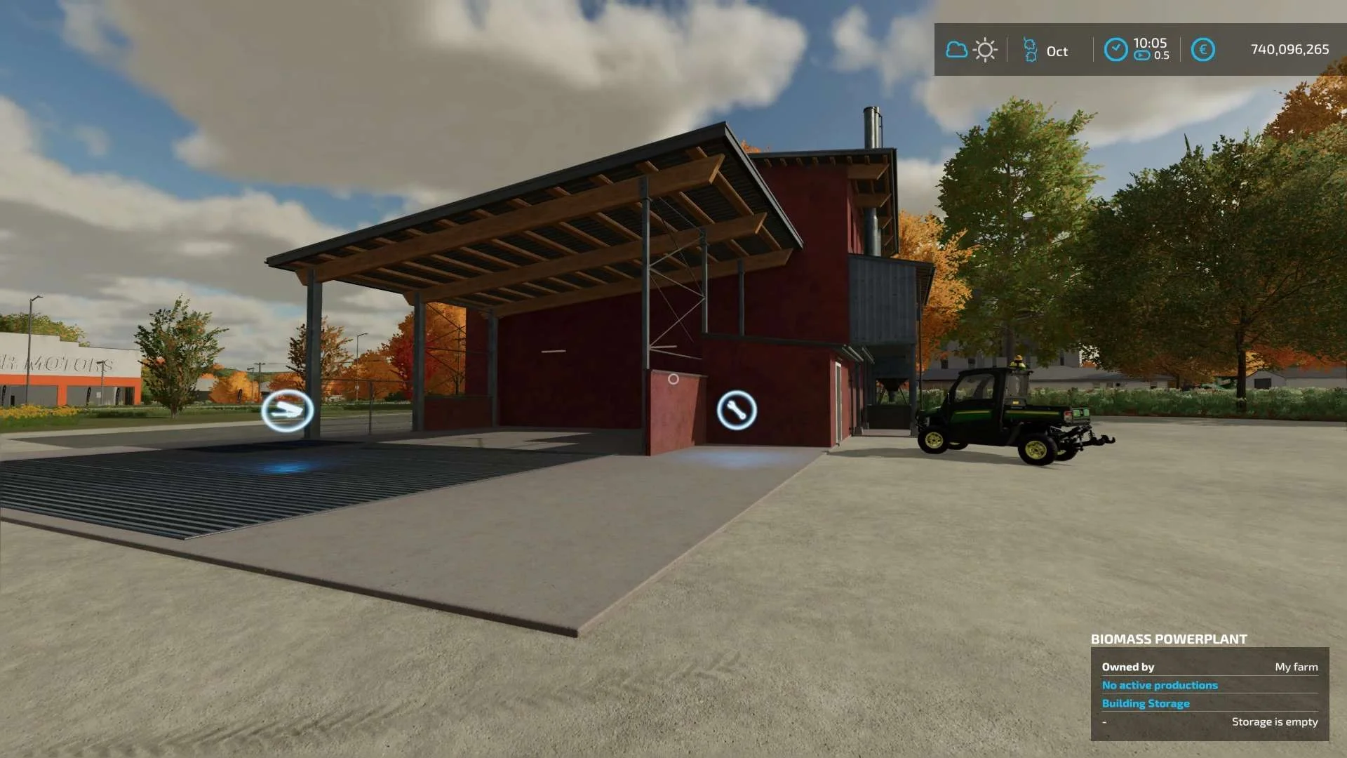 Biomass power plant v1.1 FS22 FS22 Mod Free Download