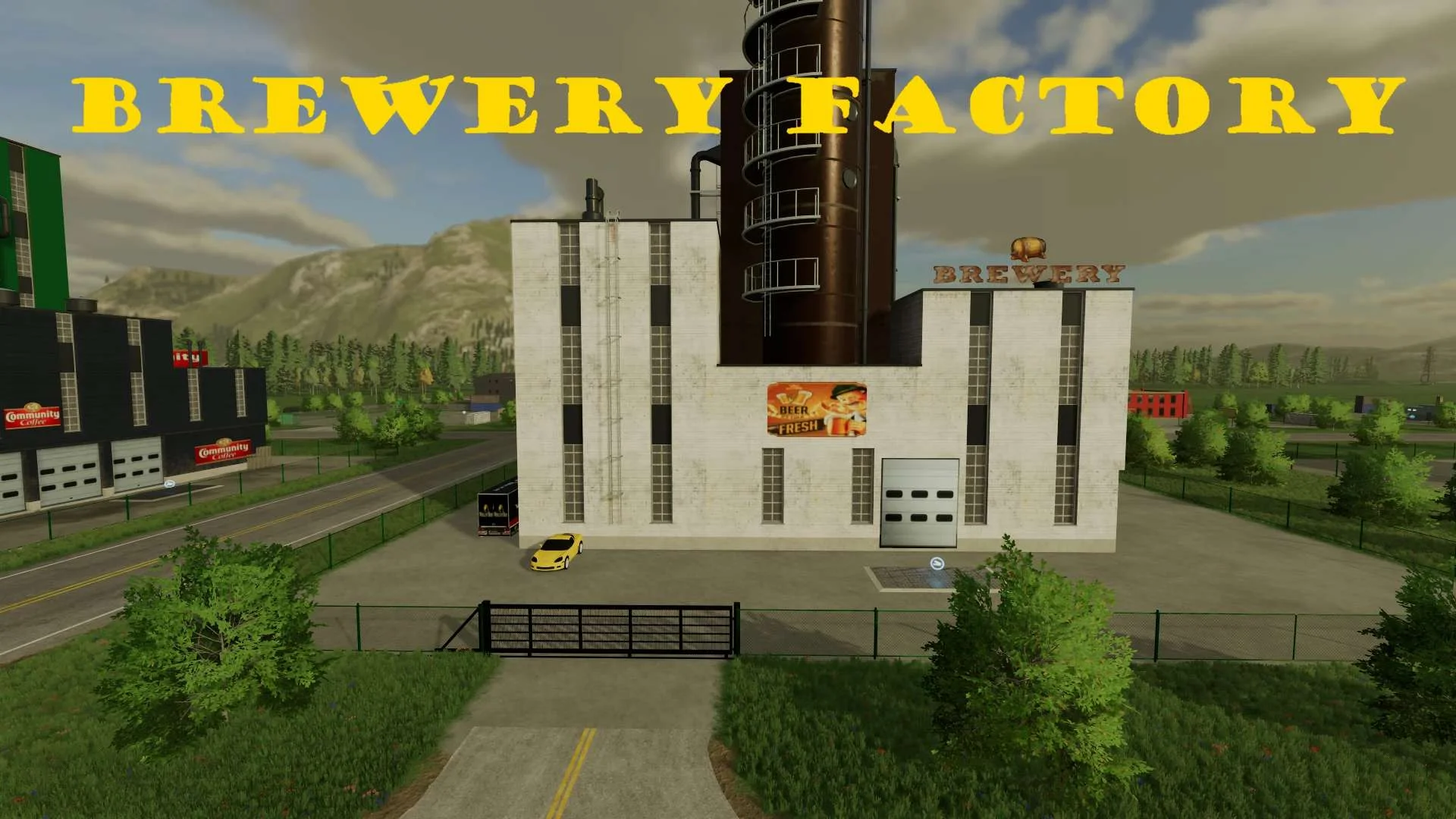 Brewery Factory V1.0 FS22 FS22 Mod Free Download