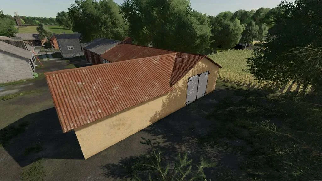 Brick And Plastered Garage v1.0 FS22