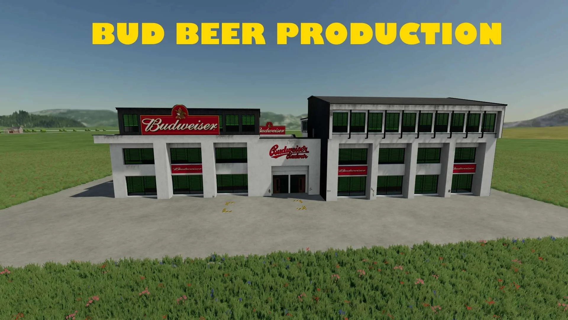 Bud Beer Production V1.0 FS22 FS22 Mod Free Download