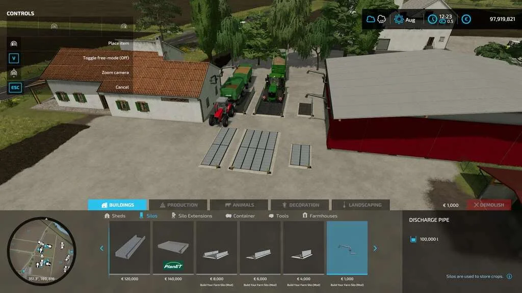 Build Your Farm Silo v1.0 FS22 FS22 Mod Free Download