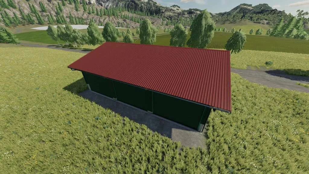Bunker Silo Hall v1.0 FS22 FS22 Mod Free Download