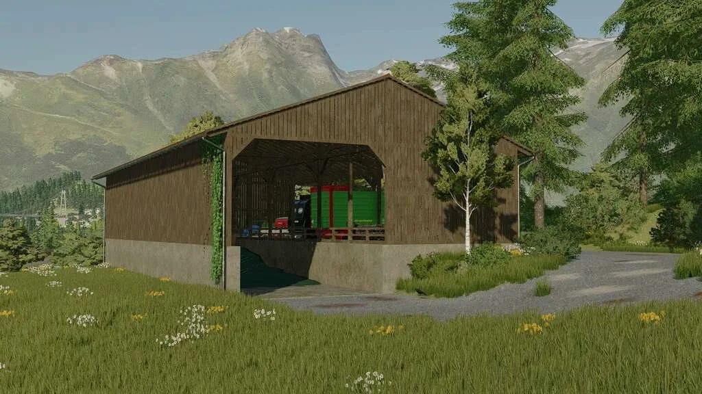 Bunker Silo With Roof v1.0 FS22