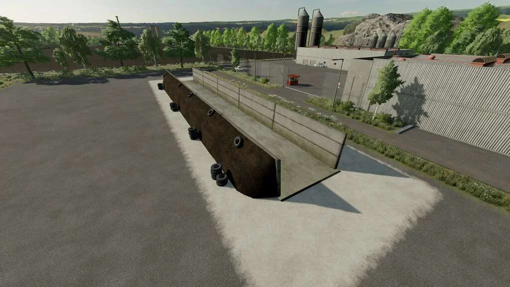 Bunkersilo Medium v1.0 FS22 FS22 Mod Free Download