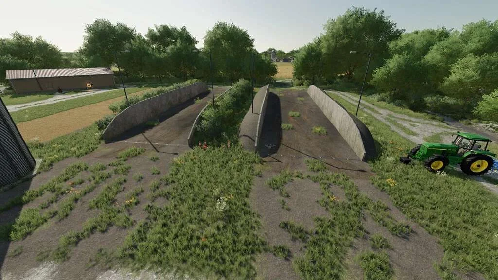 Bunkersilo Set v1.0 FS22 FS22 Mod Free Download