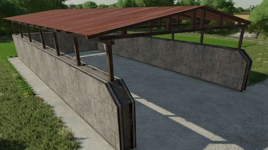 BunkerSilo With Roof v1.0 FS22