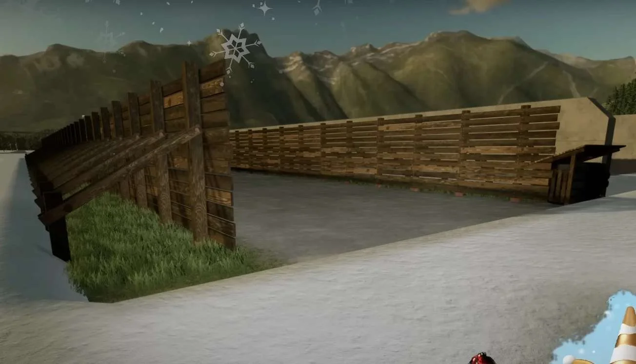 Bunkersilo Wood v1.0 FS22 FS22 Mod Free Download