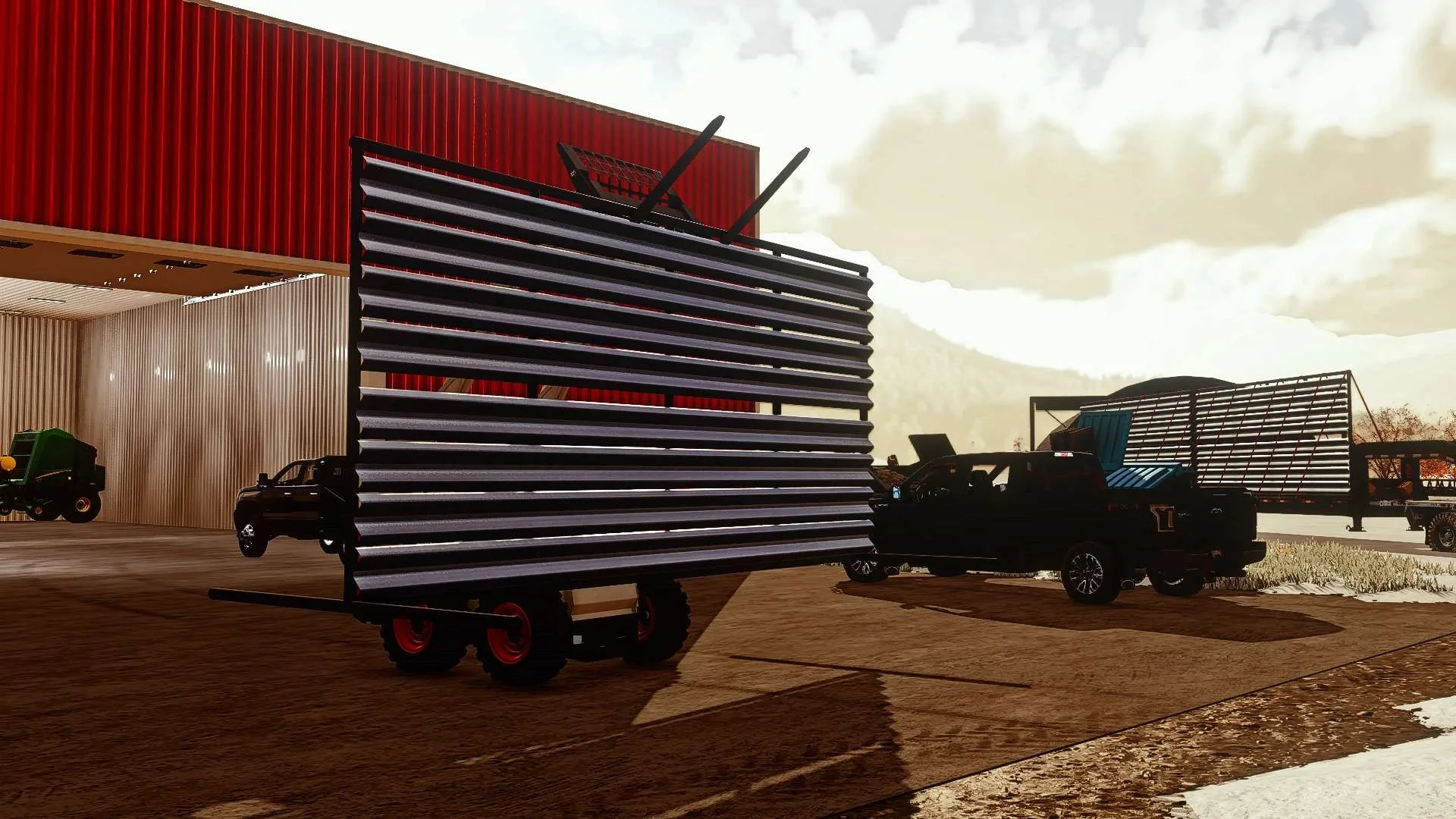 Cattle Wind Break v1.0 FS22 FS22 Mod Free Download