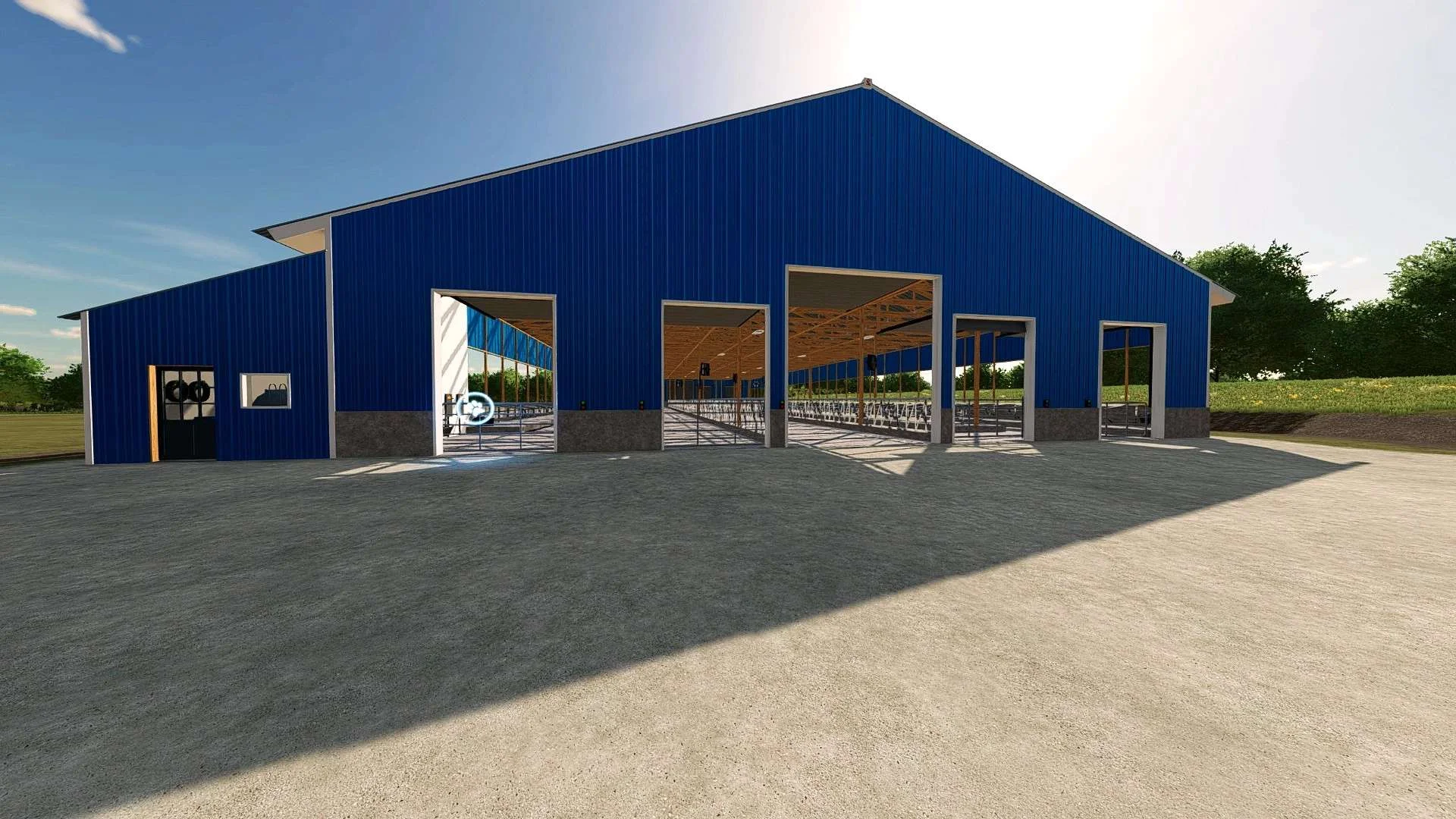 CC Free Stall v1.1 FS22 FS22 Mod Free Download