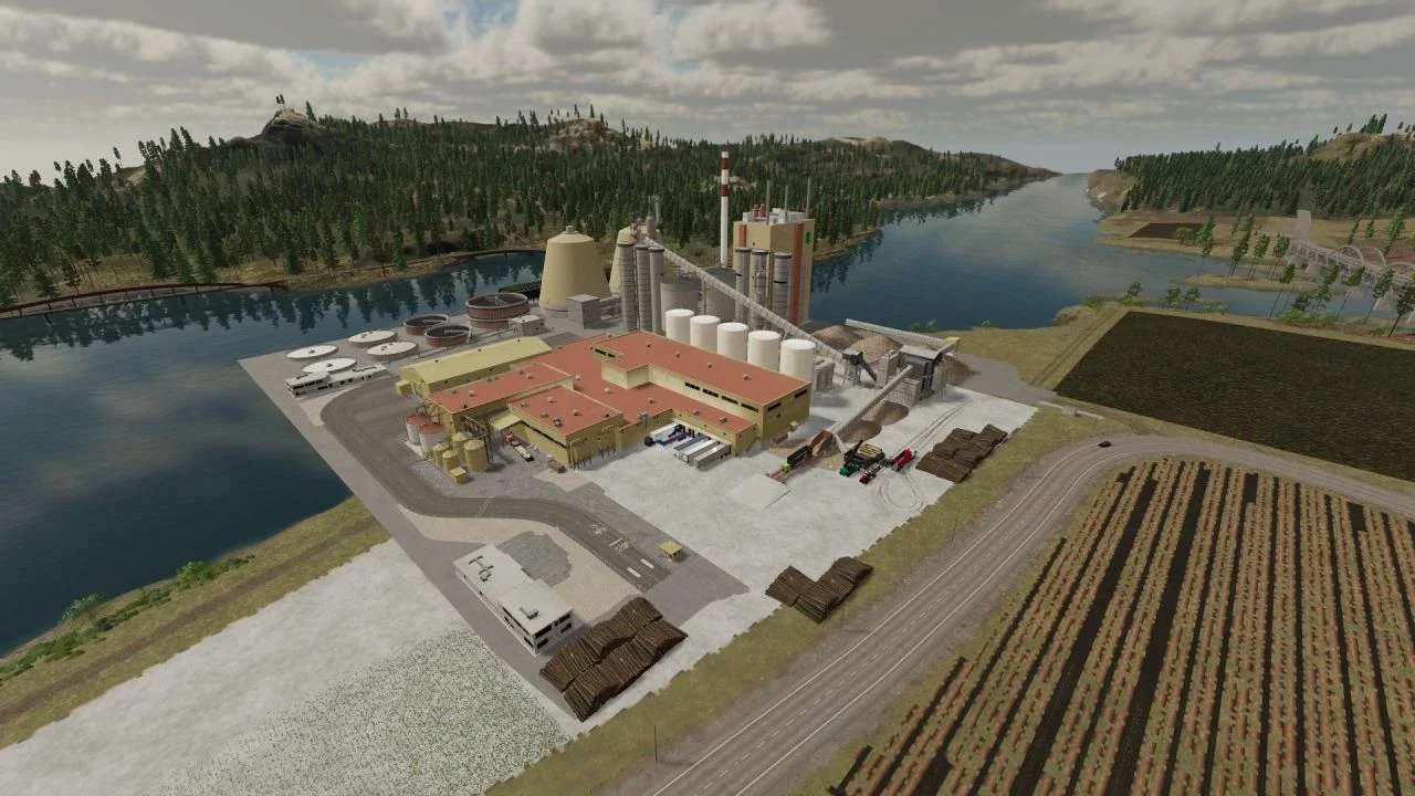 Cellulose Factory v1.0 FS22 FS22 Mod Free Download