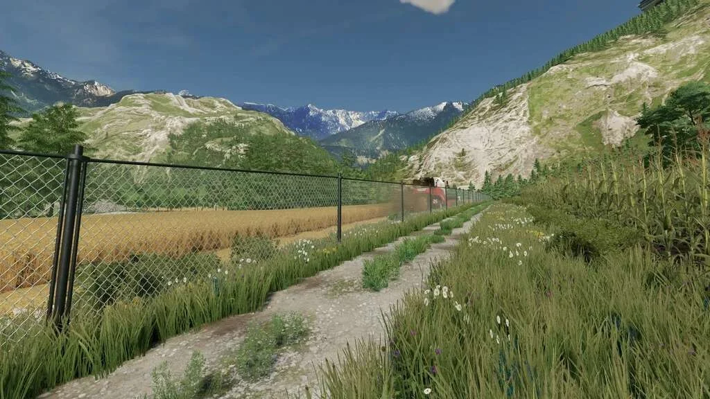 Chain Link Fence With Gates v1.0 FS22