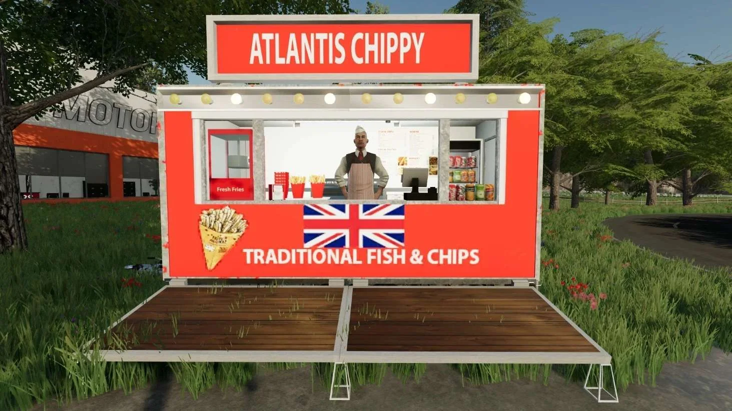 Chip Shop UK v1.0 FS22 FS22 Mod Free Download
