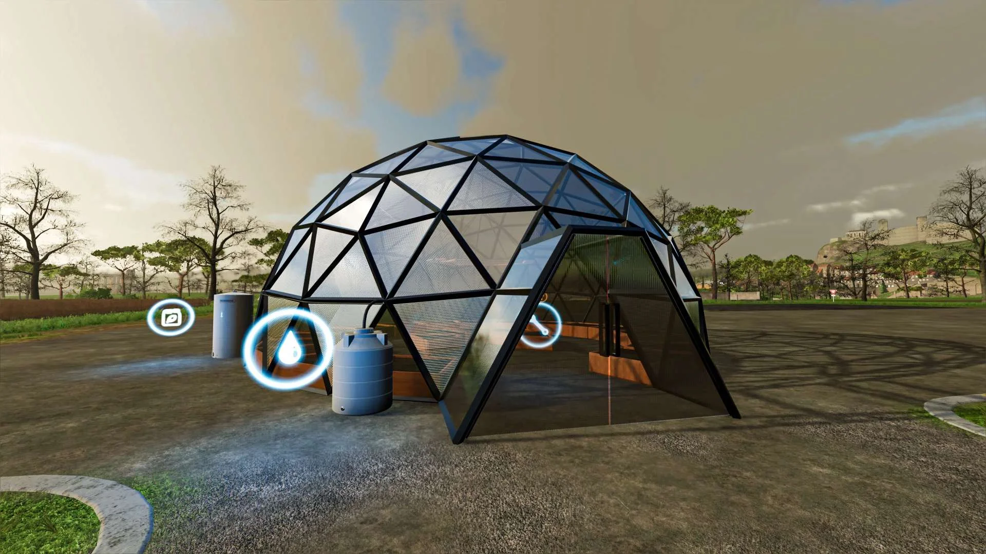 Circular Greenhouse V1.0 FS22 FS22 Mod Free Download