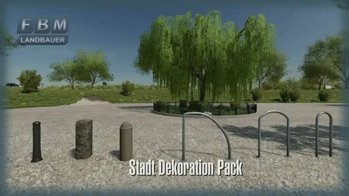 City Deco Pack v1.1 FS22