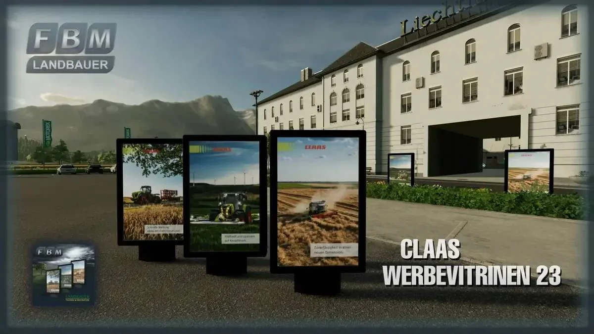 Claas Advertising Showcases 23 v1.0 FS22