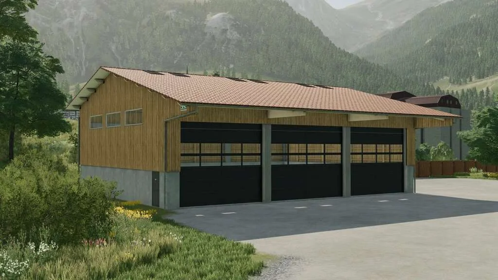 Composite Machinesheds v1.0 FS22 FS22 Mod Free Download