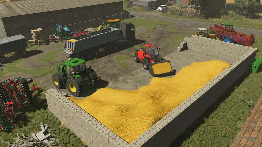 Concrete Block Wall v1.0 FS22 FS22 Mod Free Download