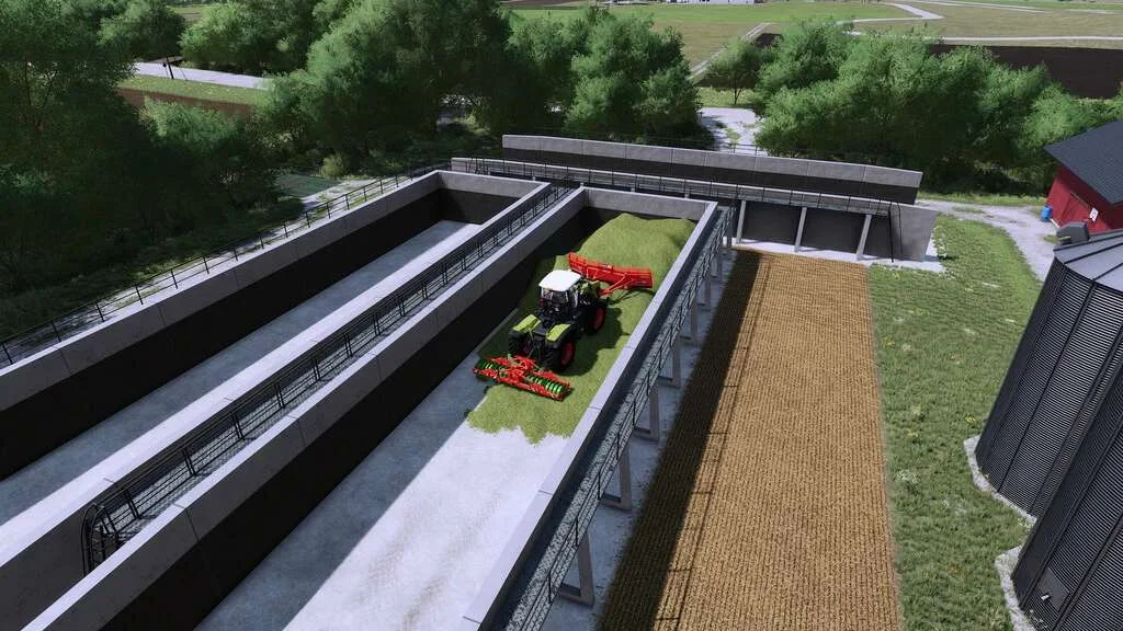 Concrete Bunker Set U v1.1 FS22 FS22 Mod Free Download