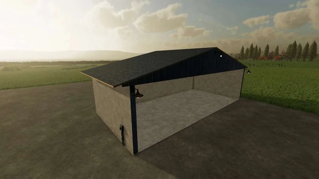 Concrete Farm Shed v1.0 FS22