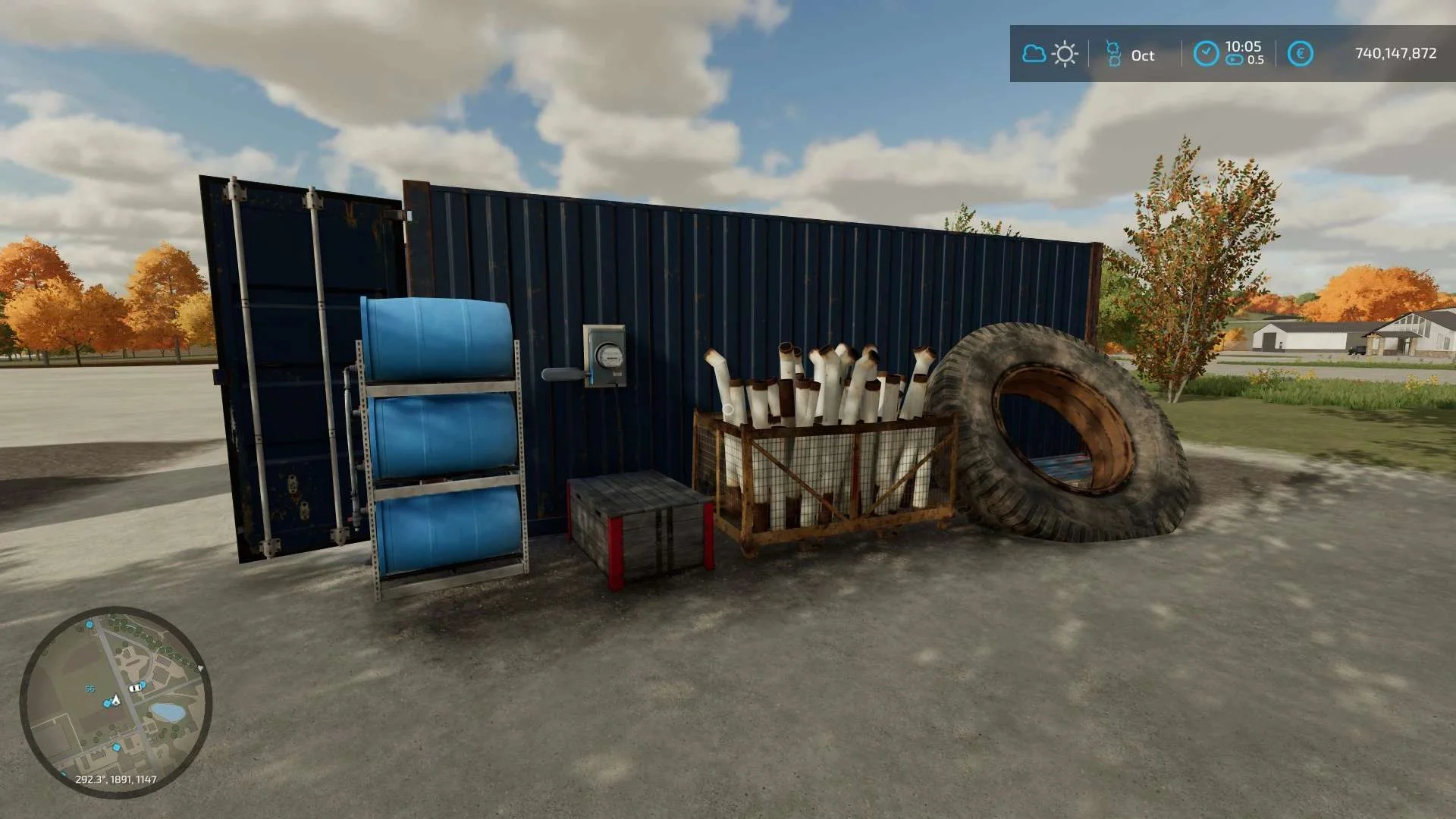 Container Workshop v1.0 FS22 FS22 Mod Free Download