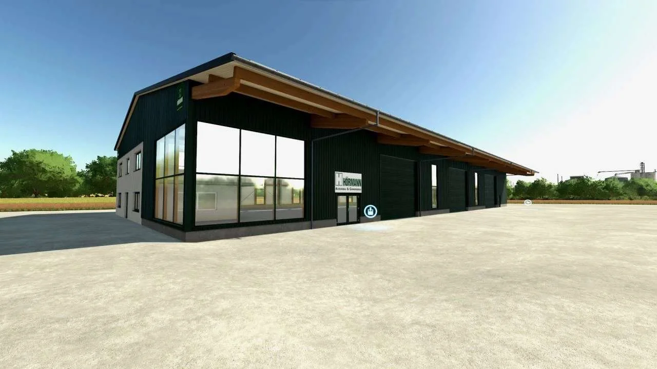 Contractor garage as Bale and Pallet Storage v1.0 FS22